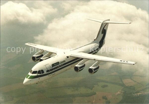 Flugzeuge Zivil SCM Colombia AVRO RJ 100 Avroleiner BAe