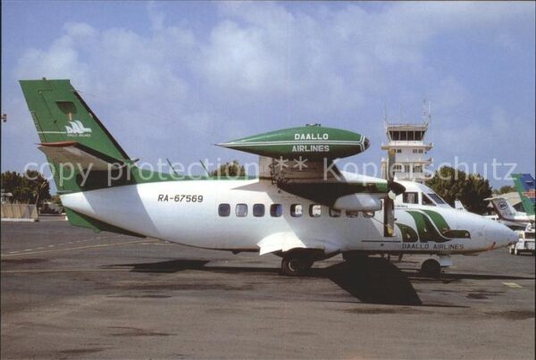 Flugzeuge Zivil DAALLO Airlines Let 410 UVOP-E RA-67569