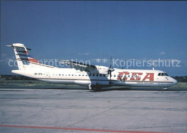 Flugzeuge Zivil CSA Aerospatiale Alenia ATR72-202 OK-XF
