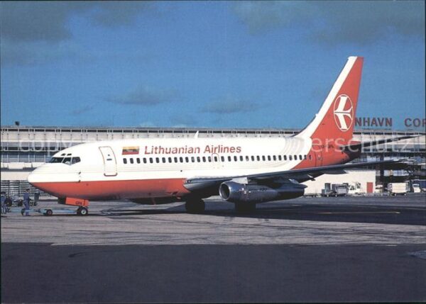 Flugzeuge Zivil Lithuanian Airlines Boeing 737-2Q8 Adv.