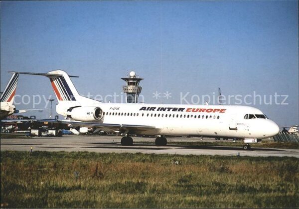 Flugzeuge Zivil Air Inter Europe Fokker F.100 F-GPXE