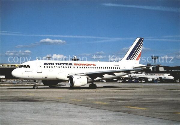 Flugzeuge Zivil Air Inter Europe A319 F-GPMA