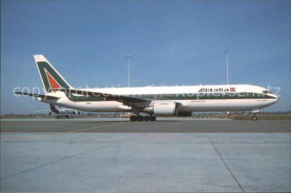 Flugzeuge Zivil Alitalia Team Boeing 767-33AER I-DEIC