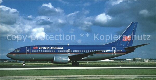 Flugzeuge Zivil BM British Midland Airways Boeing 737-3