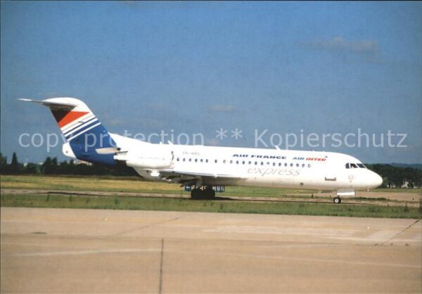 Flugzeuge Zivil Air Littoral Air France Air Inter Fokke