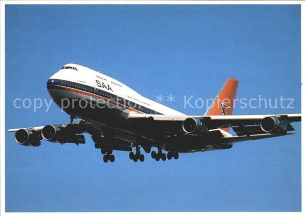 Flugzeuge Zivil South African Airways SAA Boeing 747-34