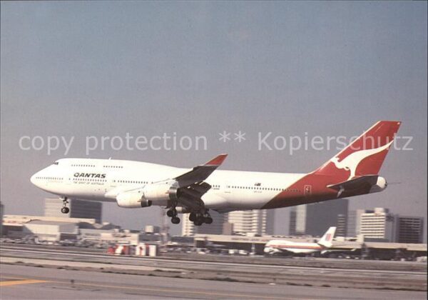 Flugzeuge Zivil Qantas 747-400 VZH-OJC