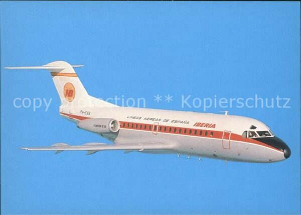 Flugzeuge Zivil Iberia Lineas Aereas de Espana Fokker F