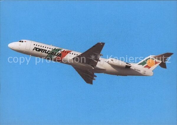 Flugzeuge Zivil Portugalia Fokker 100 PH-EZA
