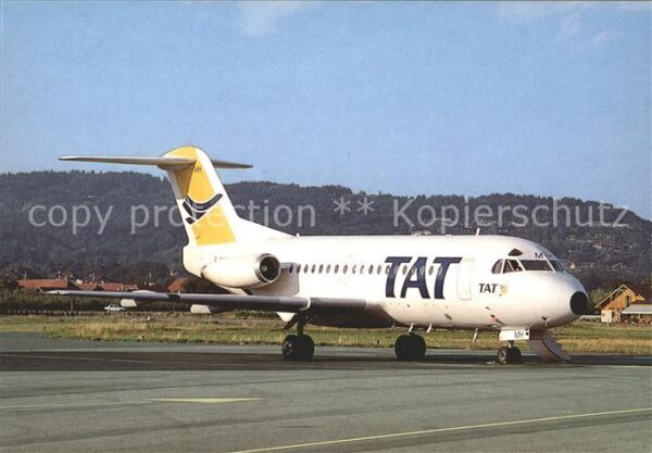 Flugzeuge Zivil TAT Fokker F28-1000 F-GIMH