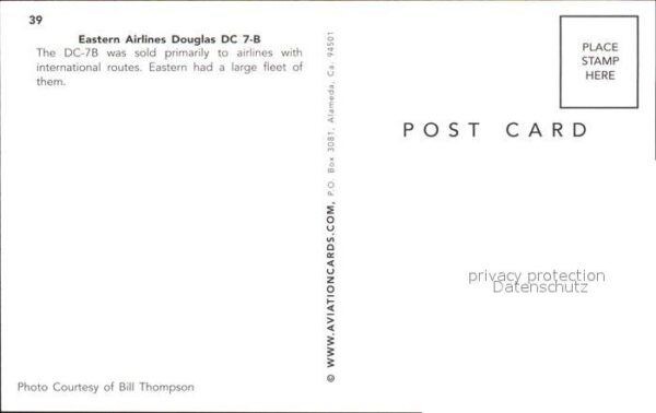 Flugzeuge Zivil Fly Eastern Airlines Douglas DC 7-B – Bild 2
