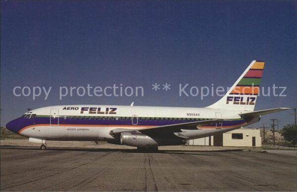 Flugzeuge Zivil Aero Feliz Boleing 737-281 c/n 20277 N5