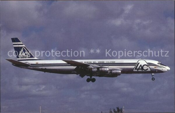 Flugzeuge Zivil LAC Colombia Douglas DC-8F-54 c/n 45768