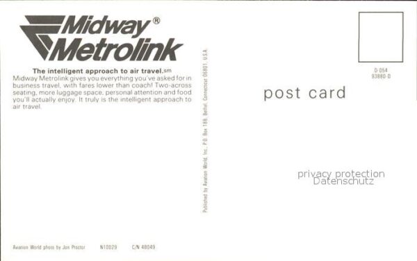 Flugzeuge Zivil Midway Metrolink  N10029 C/N 48049 – Bild 2