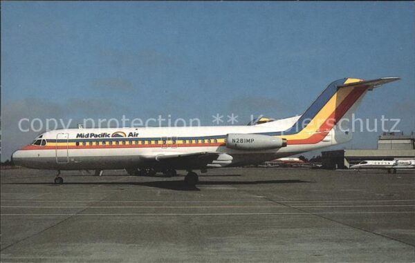 Flugzeuge Zivil Mid Pacific Air Fokker F28-4000 N281MP