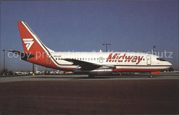 Flugzeuge Zivil Midway Boeing 737-2T4 Advanced