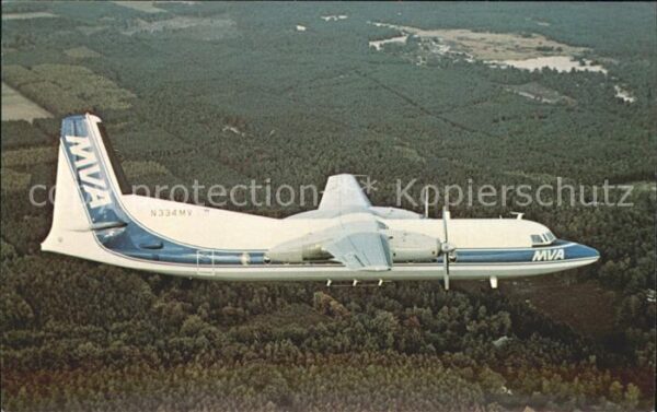 Flugzeuge Zivil Mississippi Valley Airlines Inc. Fokker