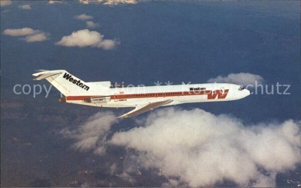 Flugzeuge Zivil Western Airlines Boeing 727-247-A N2807