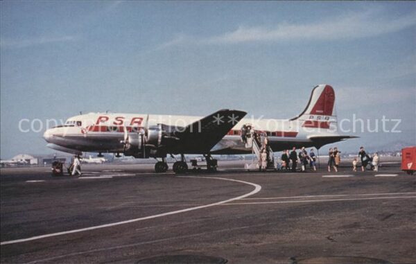 Flugzeuge Zivil PSA Pacific Southwest Airlines DC-4