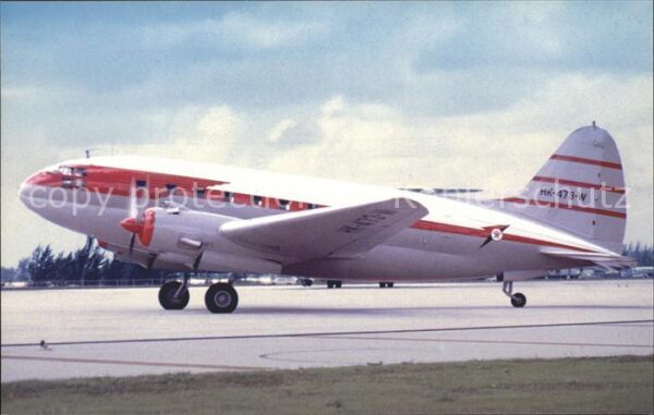 Flugzeuge Zivil Texaco Curtiss C-46 Commando HK-473W