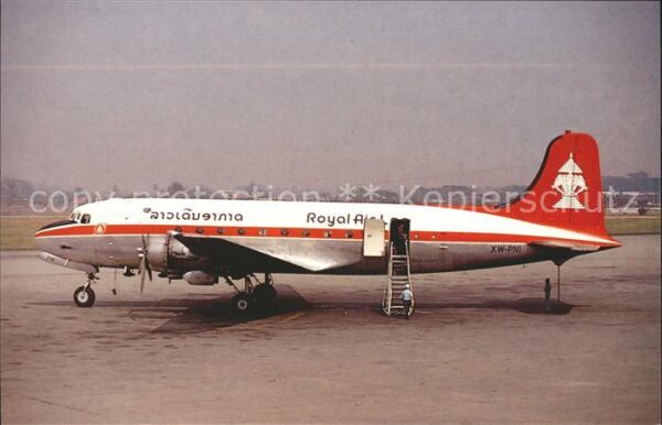 Flugzeuge Zivil Royal Air Lao McDouglas DC-4 IW-PNI c/n