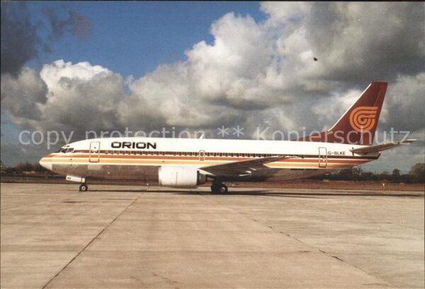Flugzeuge Zivil Orion Aircraft of Yesterday B737-3T5 G-