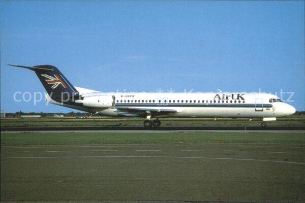 Flugzeuge Zivil Air UK Fokker 100 G-UFKE
