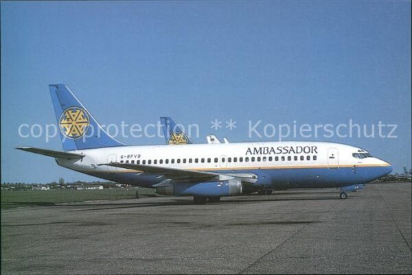 Flugzeuge Zivil Ambassador Boeing 737 G-BFVB