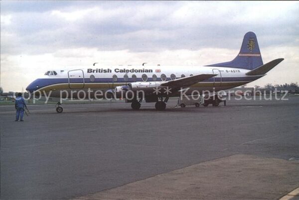 Flugzeuge Zivil British Caledonian Viscount G-AOYR
