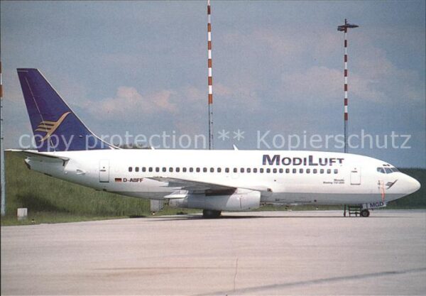 Flugzeuge Zivil Modiluft Boeing 737-230 Advanced D-ABFF