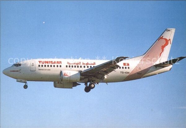 Flugzeuge Zivil Tunisair Boeing 737-5H3 TS-IOH
