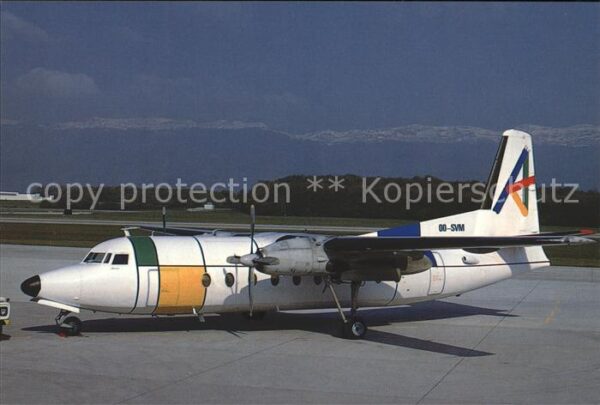 Flugzeuge Zivil Servisair Fokker F27-100 OO-SVM c/n 101