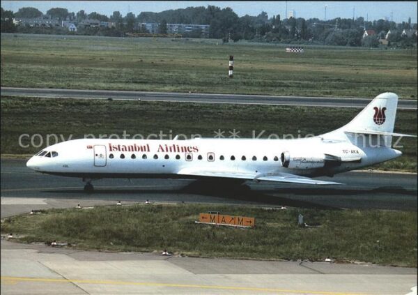 Flugzeuge Zivil Istanbul Airlines SE 210 Caravelle 10B