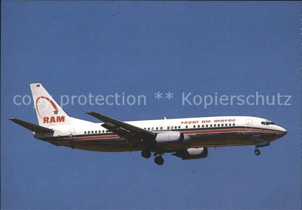 Flugzeuge Zivil RAM Royal Air Maroc Boeing 737-400 CN-R