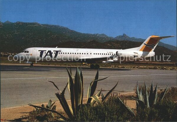 Flugzeuge Zivil TAT Fokker 100 F-GIOA