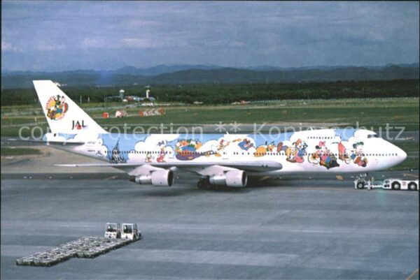 Flugzeuge Zivil JA Disney Tour Unicef Col. B747-146B NJ