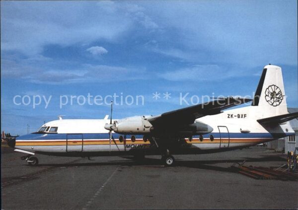 Flugzeuge Zivil Mount Cook Airline Fokker F-27-100 ZK-B
