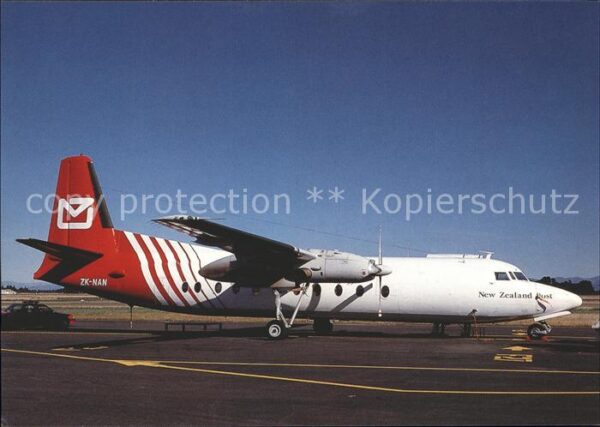 Flugzeuge Zivil New Zealand Post Fokker F-27-500 ZK-NAN