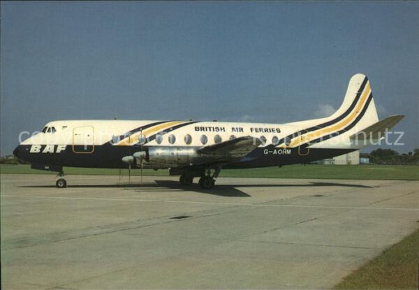 Flugzeuge Zivil British Air Ferries Vickers Viscount 80