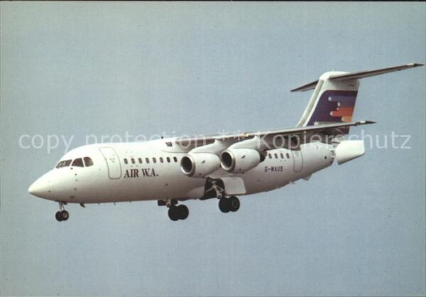 Flugzeuge Zivil Air WA BAe 146-200 G-WAUS c/n E.2008