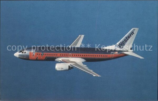 Flugzeuge Zivil Western Airlines Boeing 737-347