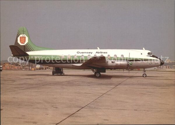 Flugzeuge Zivil Guernsey Airlines Vickers Viscount 700