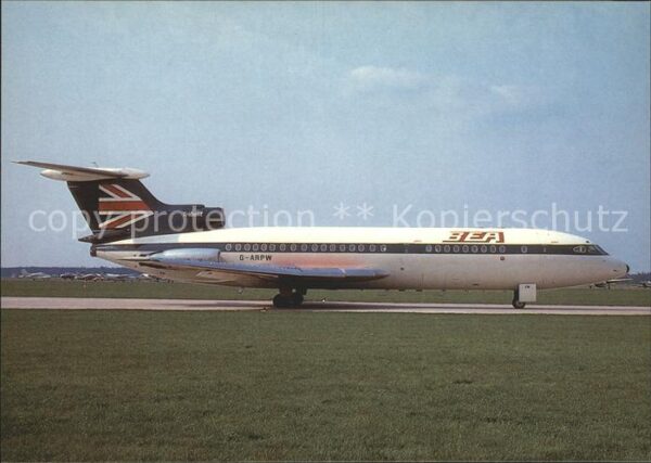 Flugzeuge Zivil British European Airways Hawker Siddele