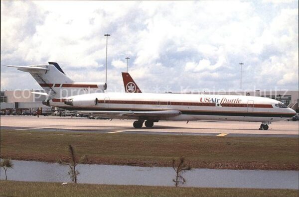 Flugzeuge Zivil USAir Shuttle col. Trump Shuttle Boeing