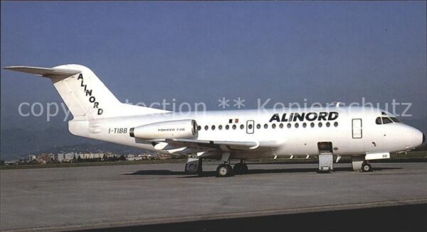 Flugzeuge Zivil Alinord Fokker F28 Mk1000 I-TIBB c/n 11