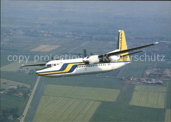 Flugzeuge Zivil Sudan Airways Fokker 50 ST-ALN