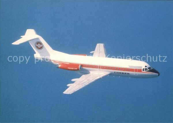Flugzeuge Zivil Cimber Air Denmark A/S Fokker F28 Mk300