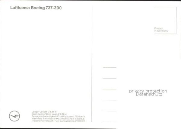Lufthansa Boeing 737-300 – Bild 2