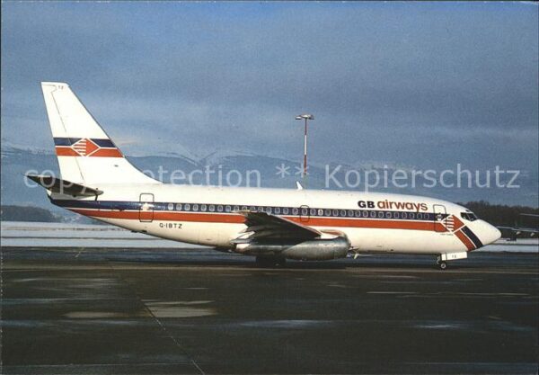 Flugzeuge Zivil Gibraltar Airways Boeing 737-2U4 G-IBTZ