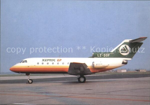 Flugzeuge Zivil Hemus Air Yakolev YAK-40 LZ-DOF